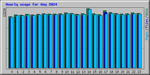 Hourly usage for May 2024